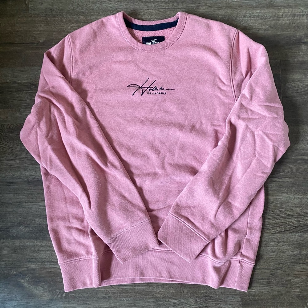 Hollister Pink Crewneck